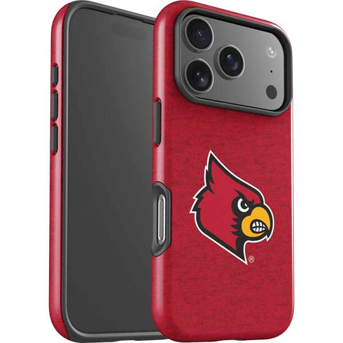 University of Louisville Red Background iPhone 17 Pro Max Impact Case