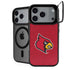 University of Louisville Red Background iPhone 17 Pro Max Kickstand Case