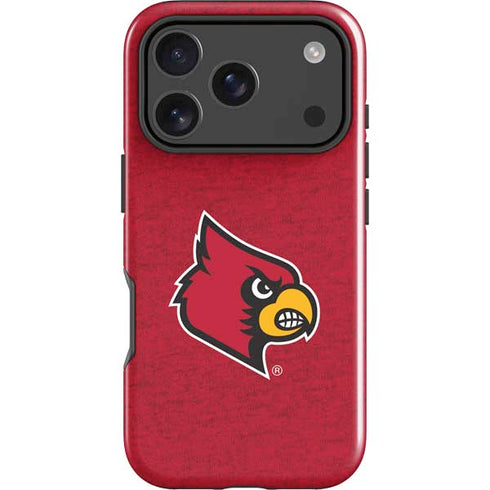 University of Louisville Red Background iPhone 18 Pro Impact Case