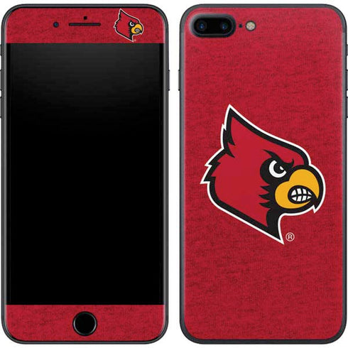 University of Louisville Red Background iPhone 8 Plus Skin