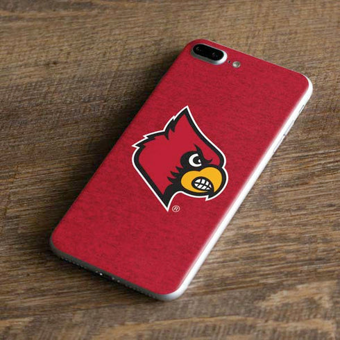 University of Louisville Red Background iPhone 8 Plus Skin