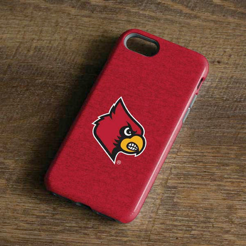 University of Louisville Red Background iPhone 8 Pro Case
