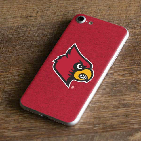 University of Louisville Red Background iPhone 8 Skin