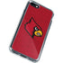 University of Louisville Red Background iPhone SE (2nd & 3rd Gen) Clear Case