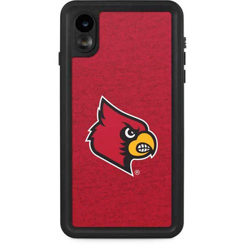 University of Louisville Red Background iPhone XR Waterproof Case