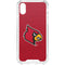 University of Louisville Red Background iPhone XS Clear Case