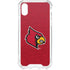 University of Louisville Red Background iPhone XS Clear Case