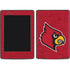 University of Louisville Red Background Amazon Kindle Skin