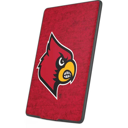 University of Louisville Red Background Amazon Kindle Skin