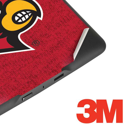 University of Louisville Red Background Amazon Kindle Skin