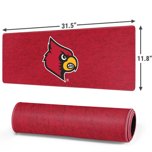 University of Louisville Red Background Gaming Mouse Pad
