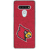 University of Louisville Red Background LG Stylo 6 Clear Case
