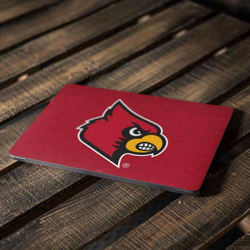 University of Louisville Red Background Apple MacBook Air Skin
