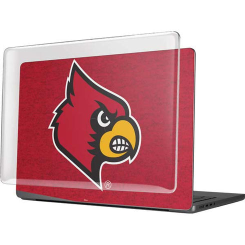 University of Louisville Red Background MacBook Pro 14in (2021-24) Case plus Skin