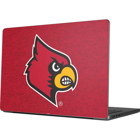 University of Louisville Red Background Apple MacBook Pro 14-inch Skin