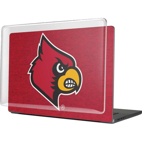 University of Louisville Red Background MacBook Cases