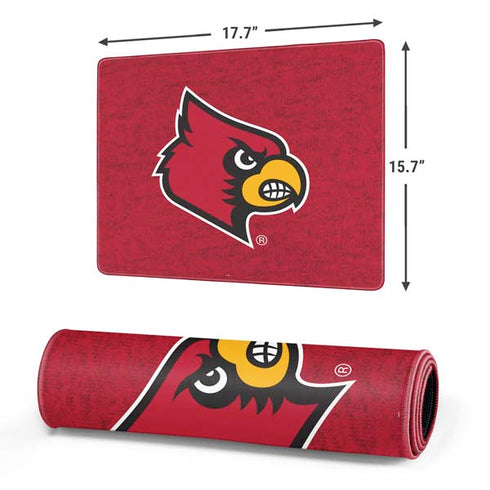 University of Louisville Red Background Gaming Mouse Pad