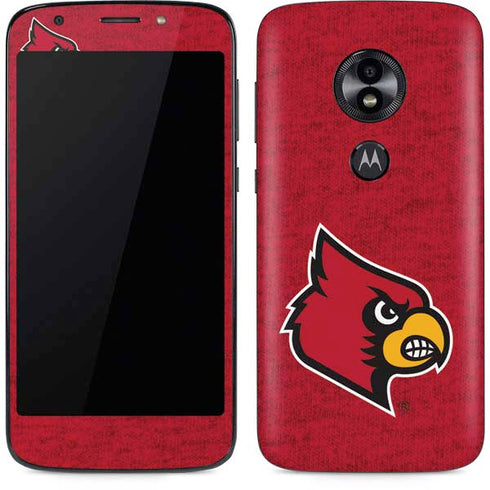 University of Louisville Red Background Moto E5 Play Skin