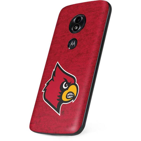 University of Louisville Red Background Moto E5 Play Skin