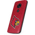 University of Louisville Red Background Moto E5 Play Skin