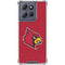 University of Louisville Red Background Moto G 5G (2025) Clear Case