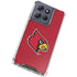 University of Louisville Red Background Moto G 5G (2025) Clear Case