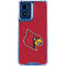 University of Louisville Red Background Moto G 5G (2024) Clear Case