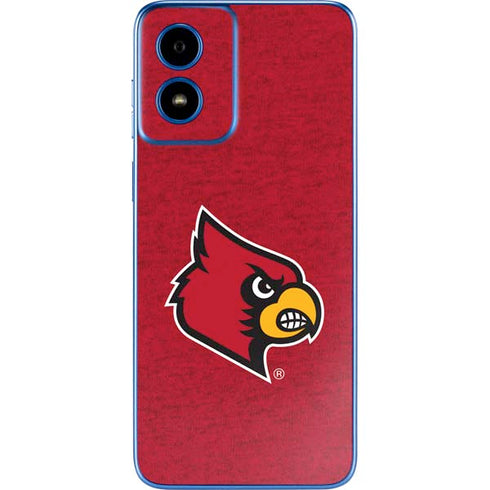 University of Louisville Red Background Moto G Play 4G (2024) Skin