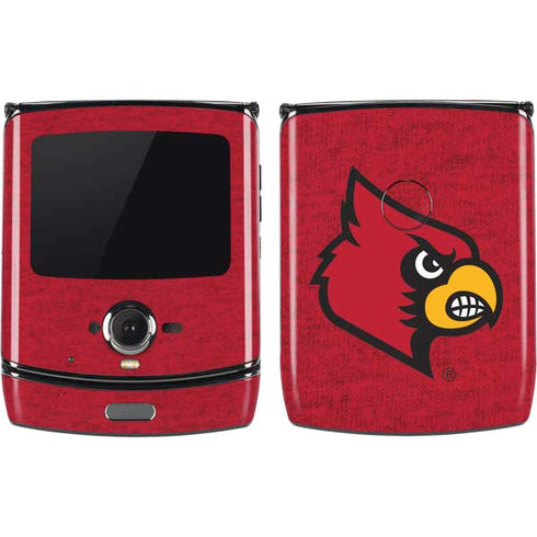 University of Louisville Red Background Motorola RAZR Skin