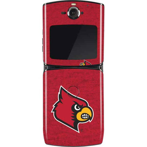 University of Louisville Red Background Motorola RAZR Skin