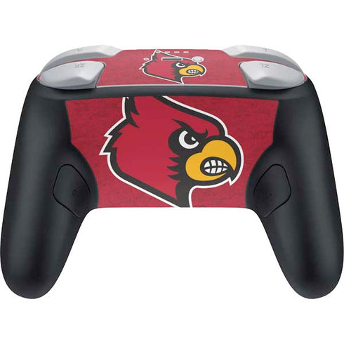 University of Louisville Red Background Nintendo Switch 2 (2025) Pro Controller Skin