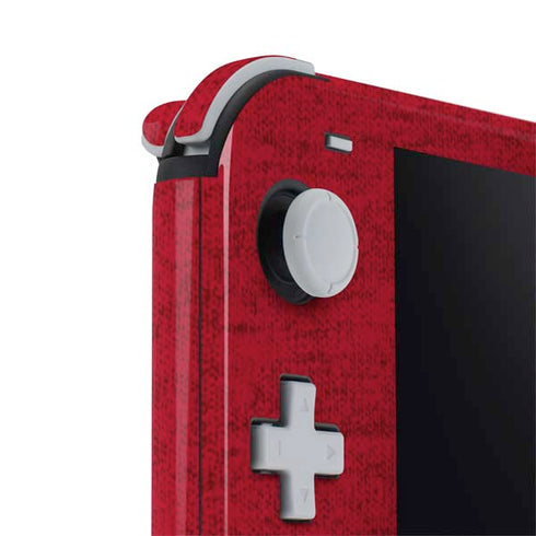 University of Louisville Red Background Nintendo Switch Lite Skin