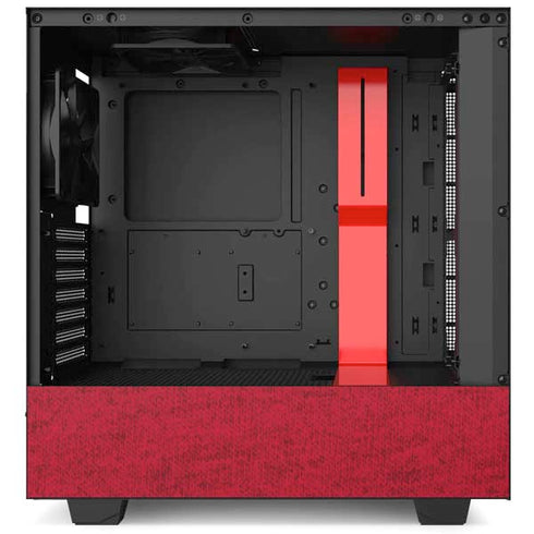 University of Louisville Red Background NZXT H510 Compact ATX Mid-Tower Case Skin