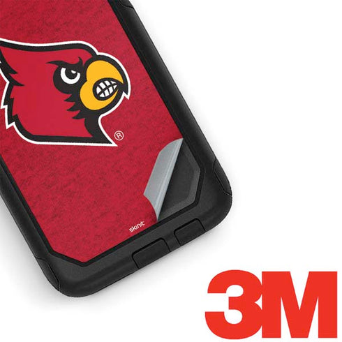University of Louisville Red Background Otterbox Commuter Galaxy Skin