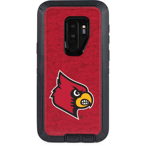 University of Louisville Red Background Otterbox Defender Galaxy Skin
