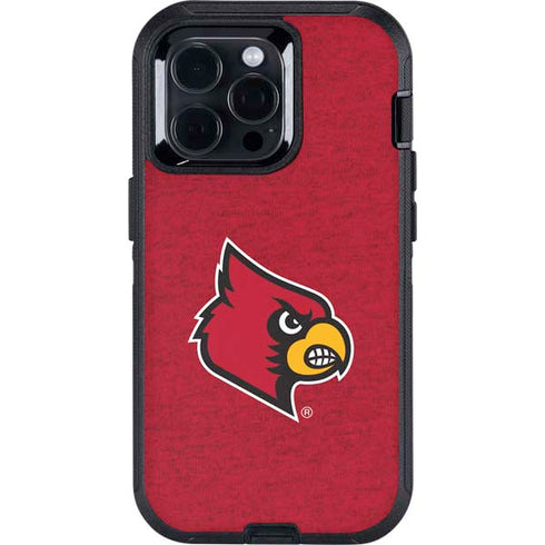 University of Louisville Red Background Otterbox Defender iPhone Skin