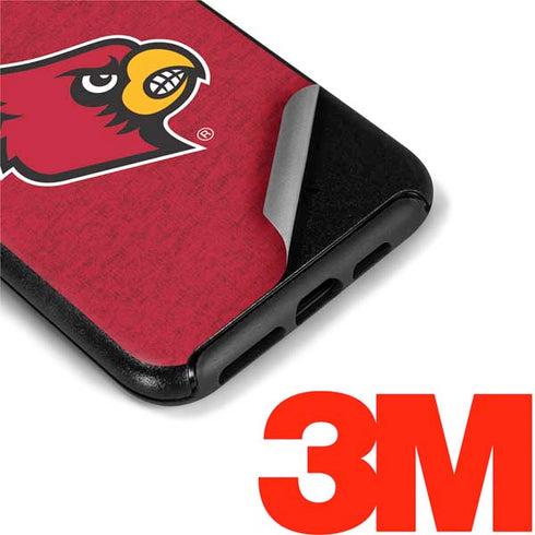 University of Louisville Red Background Otterbox Symmetry iPhone Skin
