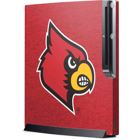 University of Louisville Red Background Playstation 3 & PS3 Slim Skin
