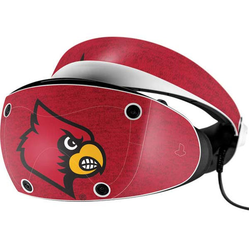 University of Louisville Red Background PlayStation VR2 Skin