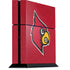 University of Louisville Red Background PS4 Console Skin