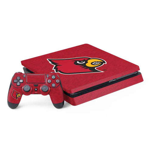University of Louisville Red Background PlayStation PS4 Skins
