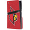 University of Louisville Red Background PS5 Pro Disk Console Skin