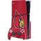 University of Louisville Red Background PS5 Slim Disk Bundle Skin