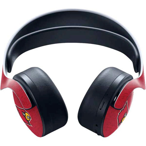 University of Louisville Red Background PULSE 3D Wireless Headset for PS5 Skin
