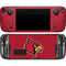 University of Louisville Red Background Steam Deck Handheld Gaming Computer OLED Skin