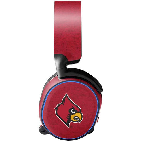 University of Louisville Red Background SteelSeries Arctis 5 Skin
