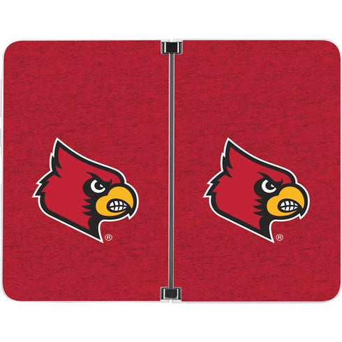 University of Louisville Red Background Surface Duo Skin