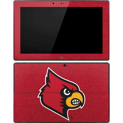 University of Louisville Red Background Surface Pro Tablet Skin