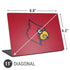 University of Louisville Red Background Universal Laptop 11in (8.8 x 6.2in) Skin