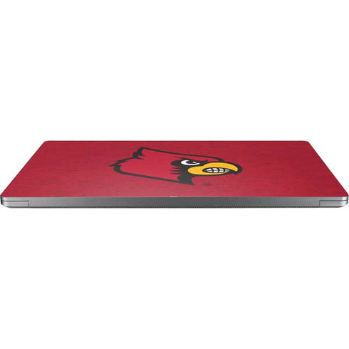 University of Louisville Red Background Universal Laptop 12in (9.8 x 6.8in) Skin